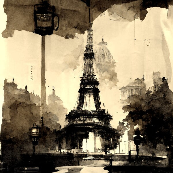 Paris - Woodprinted