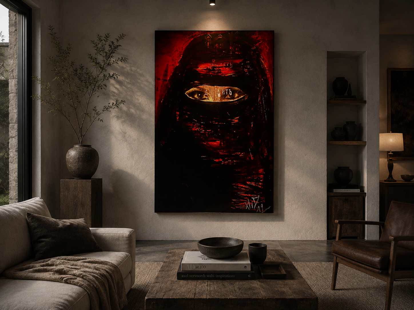 Desert veil - Unikat 1:1 | Leinwand 120x60 cm