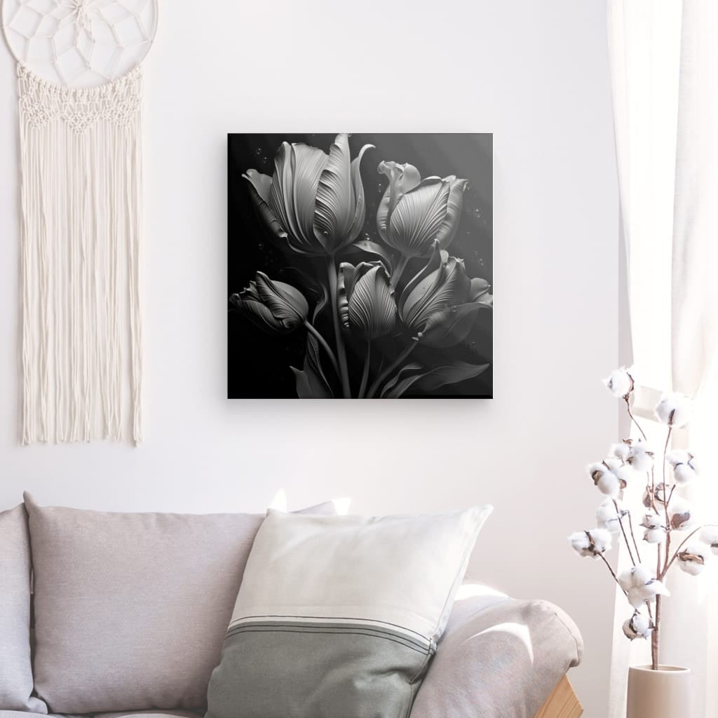 Black Tulp Series III - Leinwand