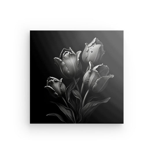 Black Tulp Series IV - Leinwand