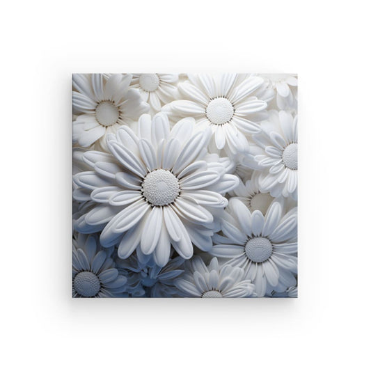 White Marguerite - Leinwand